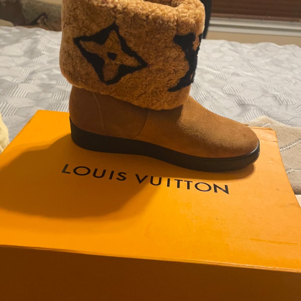 Authentic Louis Vuitton boots - runs a little small